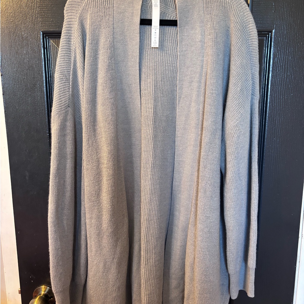 Lululemon Open-Front Women's Cardigan Sweater - Gray